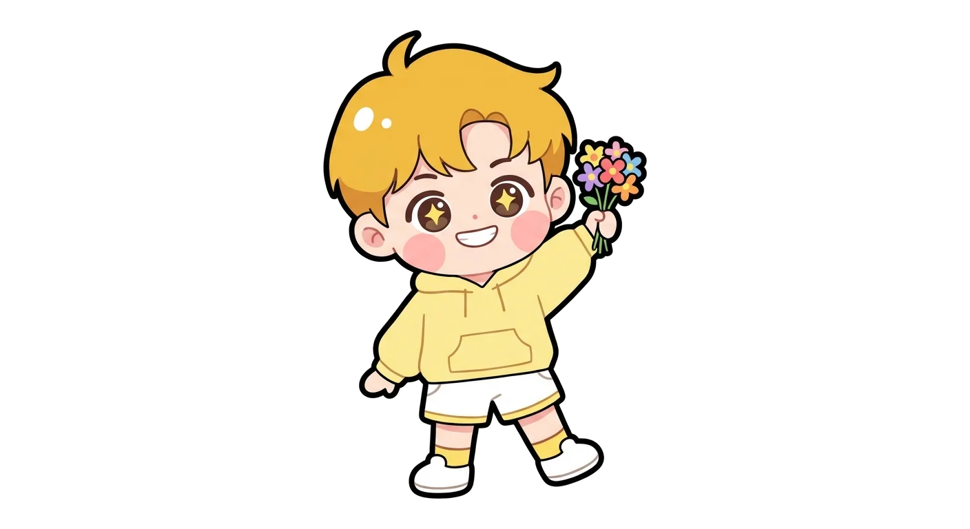 はなやかくん（ESFP × 愛の先導者）のキャラクター